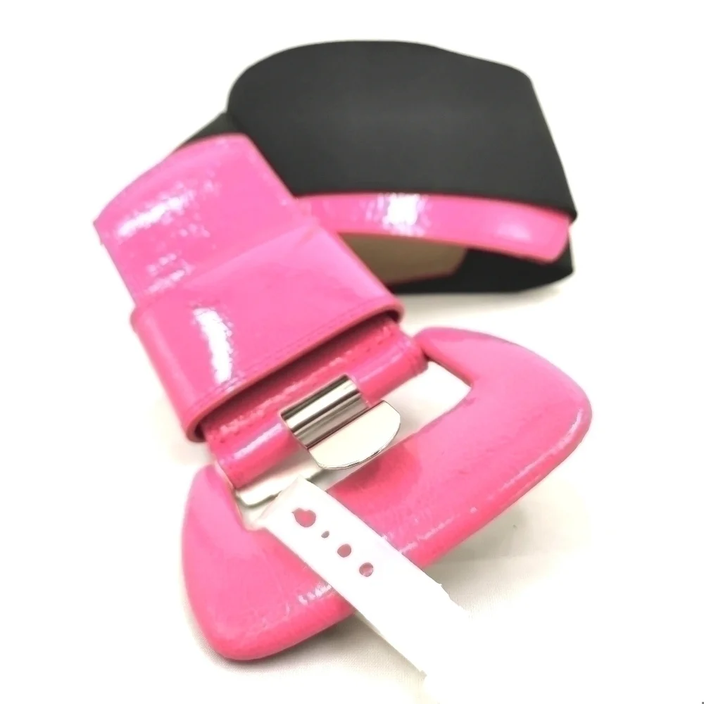 New York & Company Women's 8/M Hot Pink Belt
